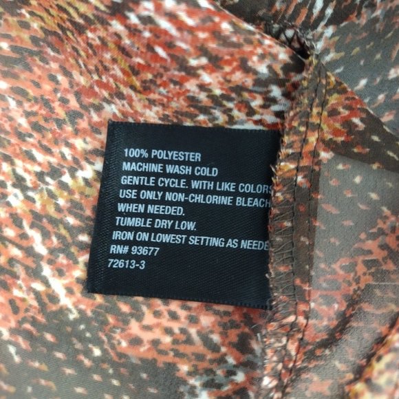 East 5th Button Down Ruffled Blouse and Detachable Cami Set - Picture 14 of 14